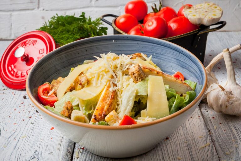 pasta caesar salad