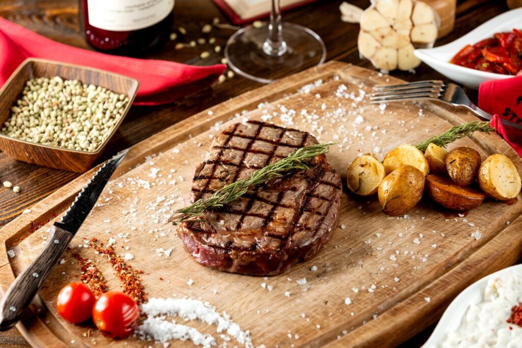 steak caesar salad
