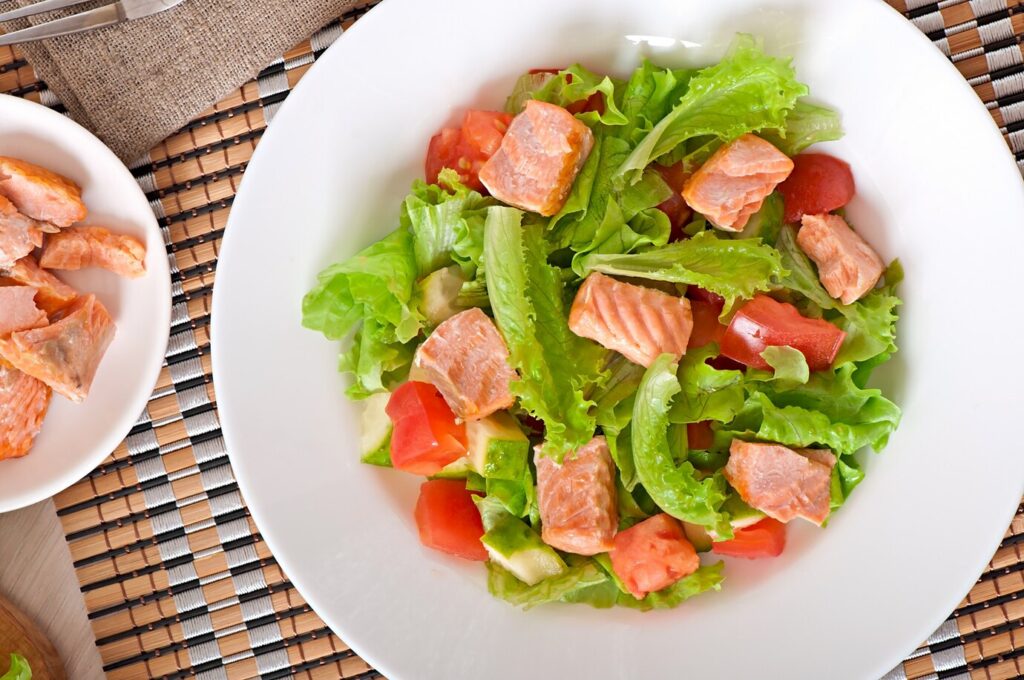 salmon caesar salad near me