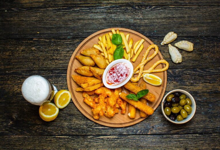 fish and chips and vinegar
