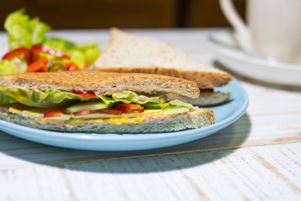 gluten free breakfast sandwich