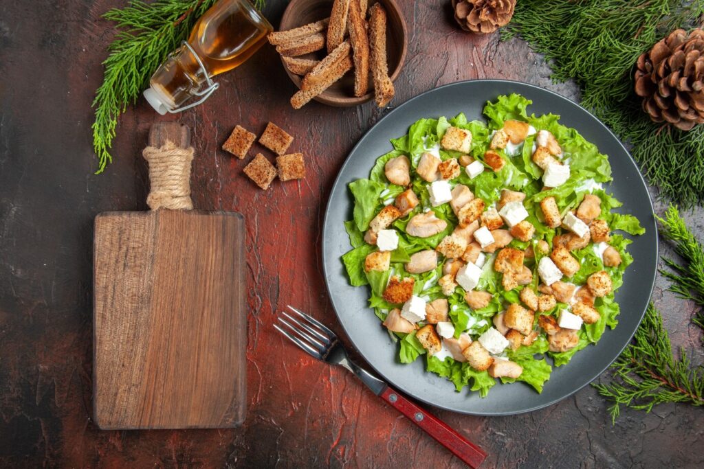 caesar salad kcal
