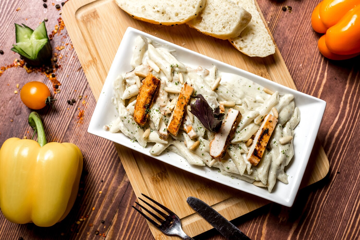 caesar pasta salad recipe